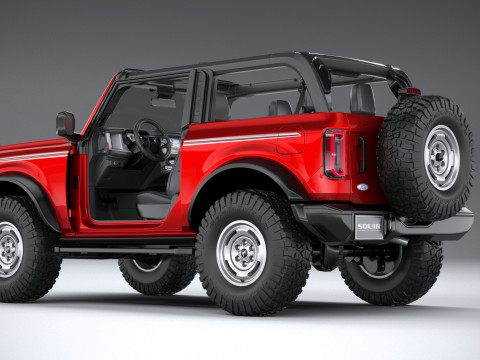 Bronco Heritage Edition 2-door 2023 3D 模型