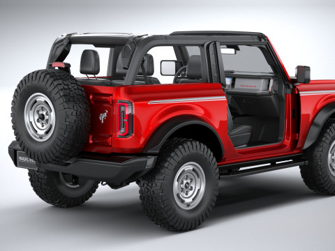 Bronco Heritage Edition 2-door 2023 3D 模型