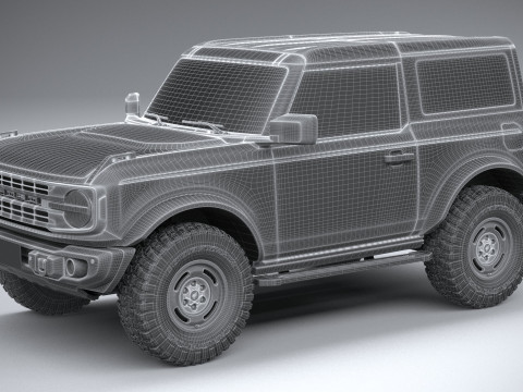 Bronco Heritage Edition 2-door 2023 3D 模型