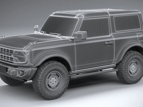 Bronco Heritage Edition 2-door 2023 3D Model