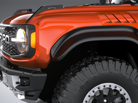 Bronco Raptor 2-door 2022 3D Model