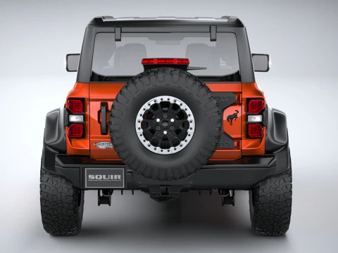 Bronco Raptor 2-door 2022 3D Model