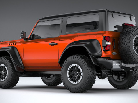 Bronco Raptor 2-door 2022 3D Model