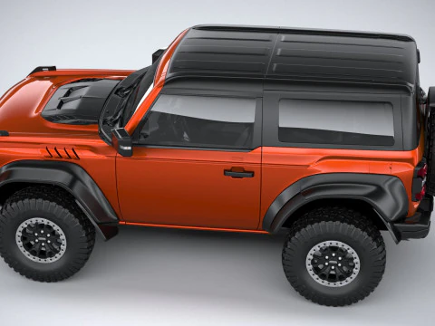 Bronco Raptor 2-door 2022 3D Model