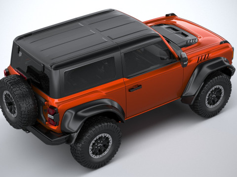 Bronco Raptor 2-door 2022 3D Model