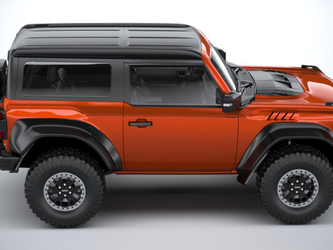 Bronco Raptor 2-door 2022 3D Model