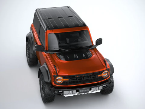 Bronco Raptor 2-door 2022 3D Model
