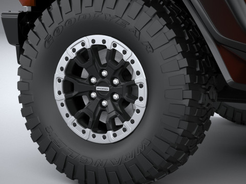 Bronco Raptor 2-door 2022 3D Model
