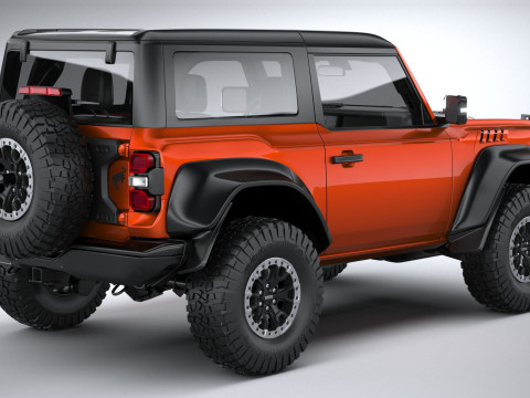 Bronco Raptor 2-door 2022 3D Model