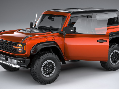 Bronco Raptor 2-door 2022 3D Model