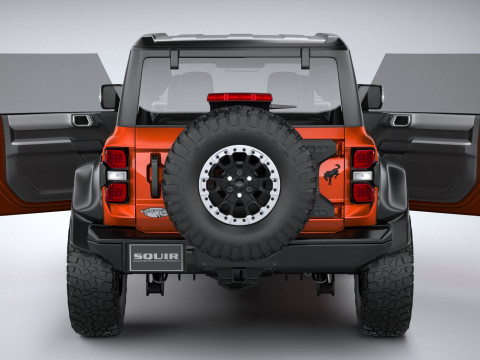 Bronco Raptor 2-door 2022 3D Model
