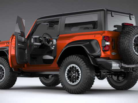 Bronco Raptor 2-door 2022 3D Model