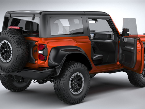 Bronco Raptor 2-door 2022 3D Model