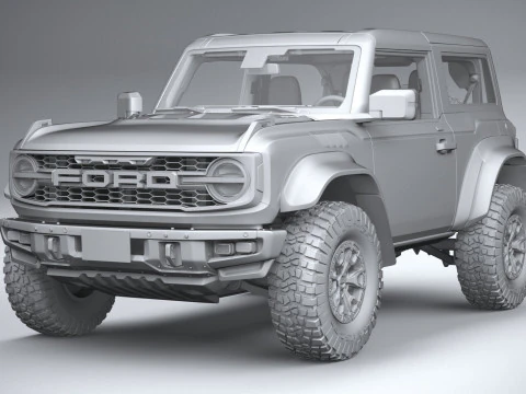 Bronco Raptor 2-door 2022 3D Model