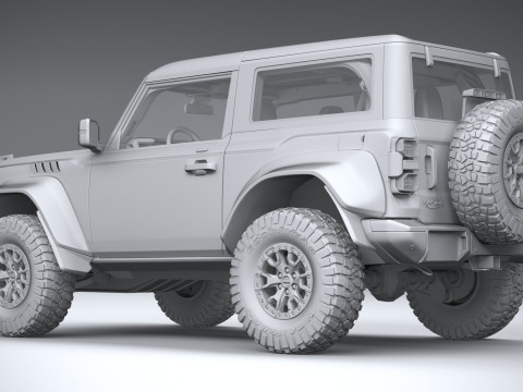 Bronco Raptor 2-door 2022 3D Model