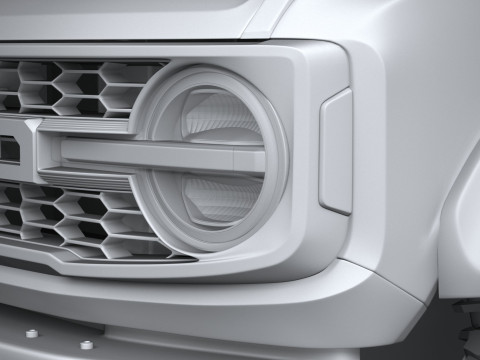 Bronco Raptor 2-door 2022 3D Model