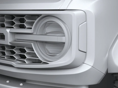 Bronco Raptor 2-door 2022 3D Model