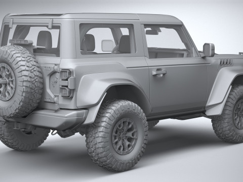 Bronco Raptor 2-door 2022 3D Model