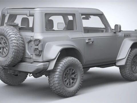Bronco Raptor 2-door 2022 3D Model
