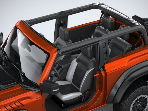 Bronco Raptor 2-door 2022 3D Model