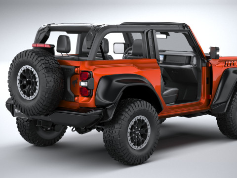 Bronco Raptor 2-door 2022 3D Model