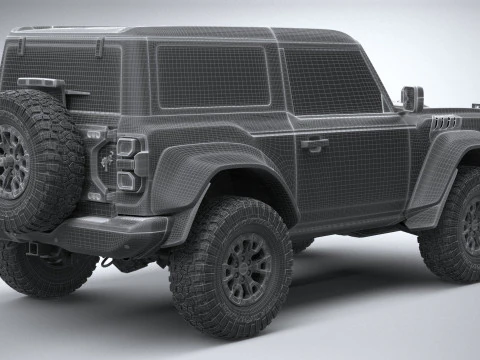 Bronco Raptor 2-door 2022 3D Model