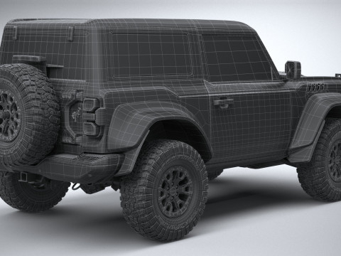 Bronco Raptor 2-door 2022 3D Model