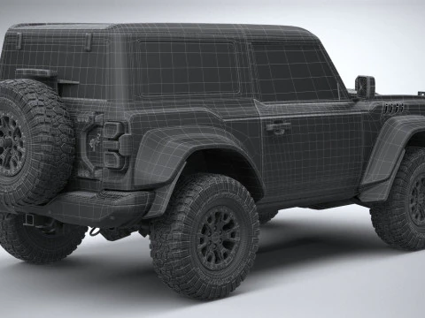 Bronco Raptor 2-door 2022 3D Model