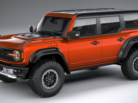Bronco Raptor 4-door 2022 Modello 3D