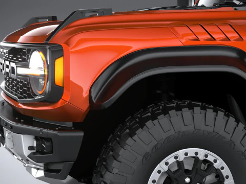 Bronco Raptor 4-door 2022 3D Model