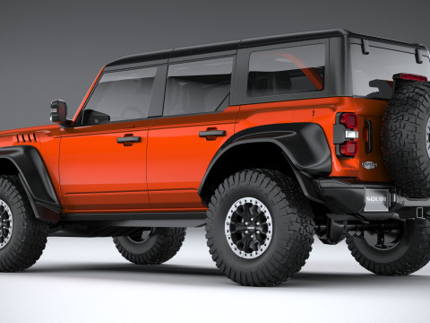 Bronco Raptor 4-door 2022 3Dモデル