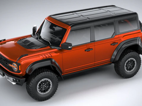 Bronco Raptor 4-door 2022 3D Model