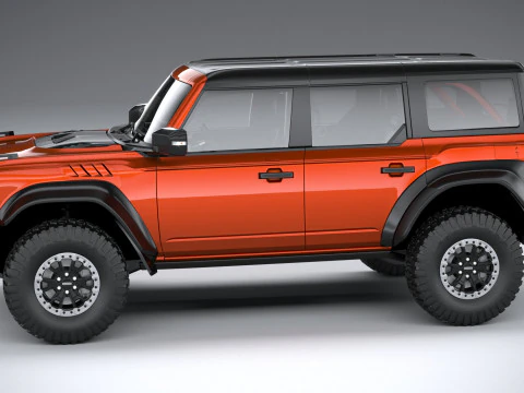 Bronco Raptor 4-door 2022 3D Model