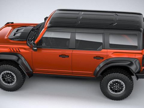 Bronco Raptor 4-door 2022 3Dモデル