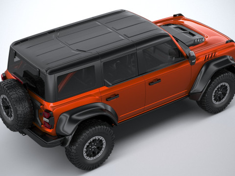 Bronco Raptor 4-door 2022 3Dモデル