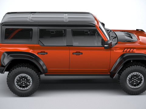 Bronco Raptor 4-door 2022 3Dモデル