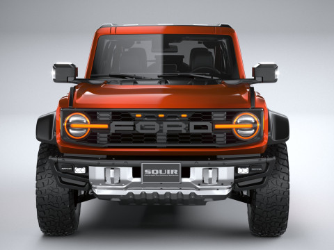 Bronco Raptor 4-door 2022 3Dモデル