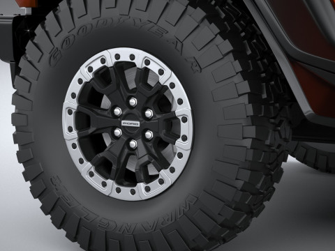 Bronco Raptor 4-door 2022 3Dモデル