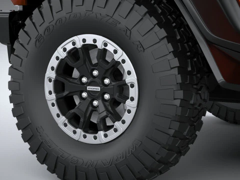 Bronco Raptor 4-door 2022 3D Model
