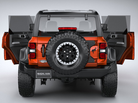 Bronco Raptor 4-door 2022 3Dモデル