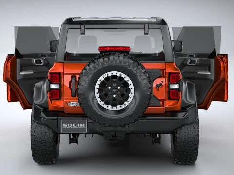 Bronco Raptor 4-door 2022 3D Model