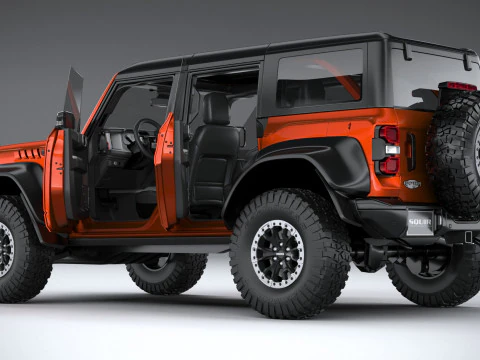 Bronco Raptor 4-door 2022 3D Model