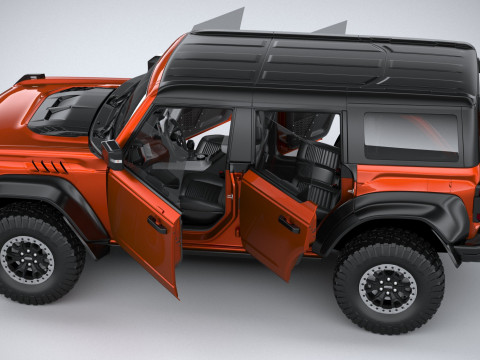Bronco Raptor 4-door 2022 3Dモデル