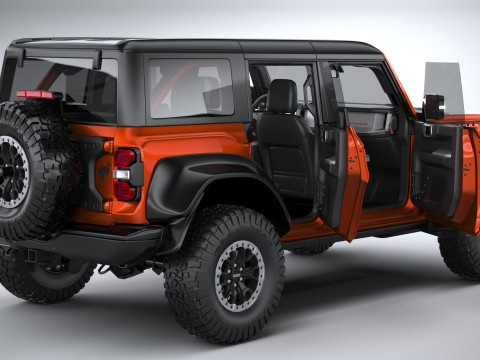 Bronco Raptor 4-door 2022 3Dモデル
