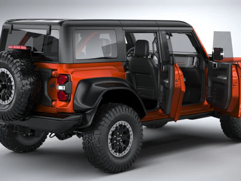 Bronco Raptor 4-door 2022 3D Model