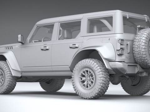 Bronco Raptor 4-door 2022 3Dモデル