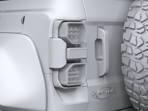 Bronco Raptor 4-door 2022 3D Model