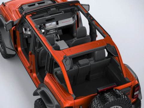 Bronco Raptor 4-door 2022 3D Model