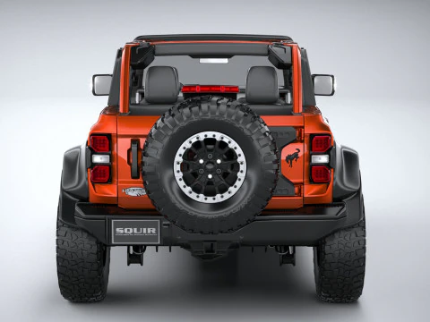 Bronco Raptor 4-door 2022 3D Model