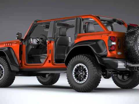 Bronco Raptor 4-door 2022 3D Model